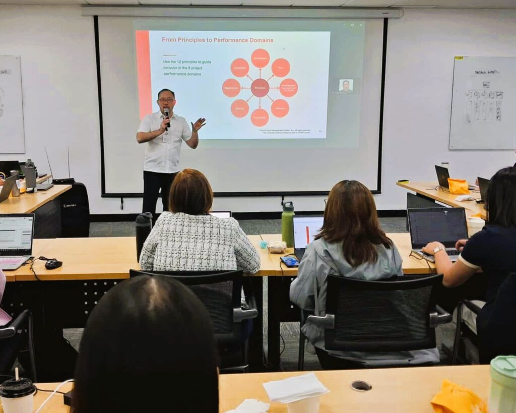 PMP Review Course for a multinational semiconductor company.